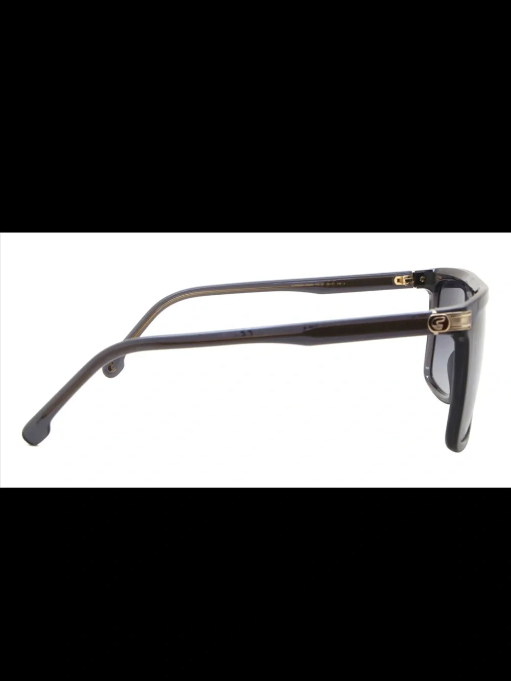 Carrera Unisex Oversized Dark Gray Gradient Sunglasses